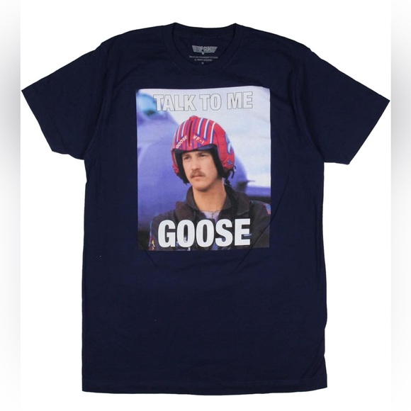 TALK TO ME GOOSE TOP GUN TSHIRT - Picture 1 of 3